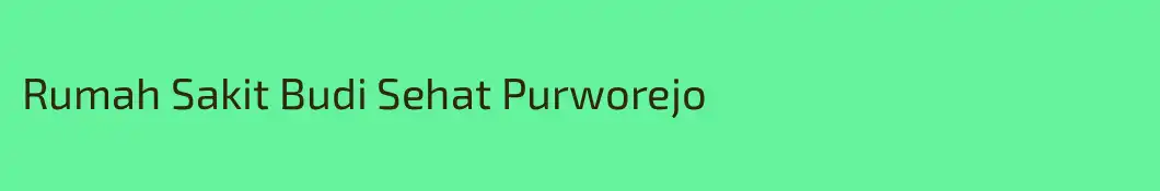 Rumah Sakit Budi Sehat Purworejo